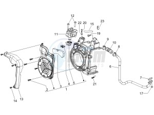 Liberty 125 4t Sport e3 (UK) UK drawing Secondairy air box