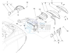 S 125 4T 3V E3 ie (APAC) (KR, RI, VT) drawing Rear headlamps - Turn signal lamps