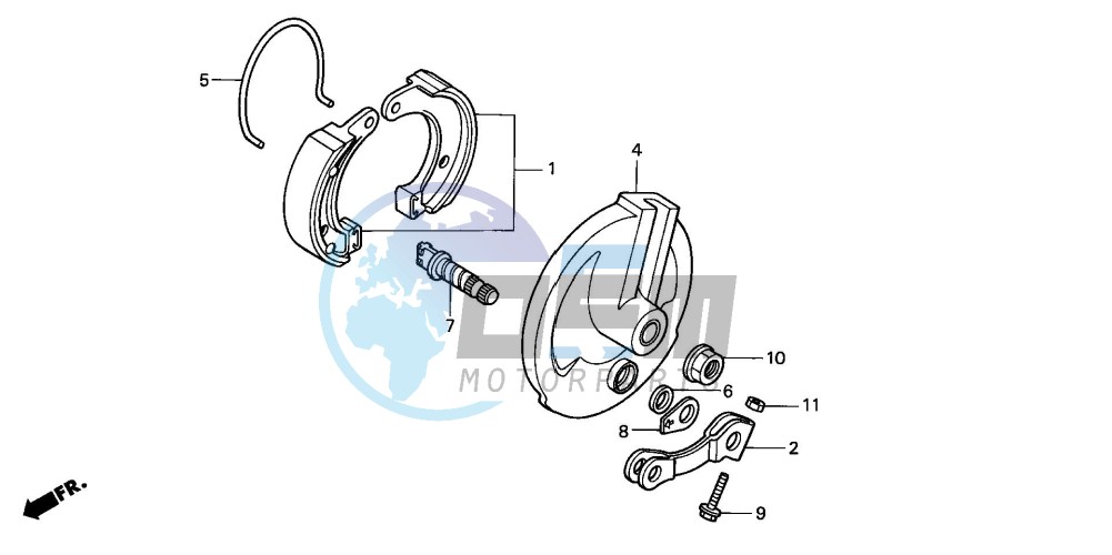 FRONT BRAKE PANEL