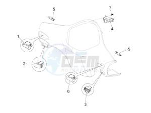 LX 50 4T-2V 25Kmh NL drawing Selectors - Switches - Buttons