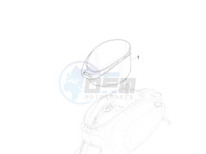 PRIMAVERA 150 4T 3V IGET ABS E4 (EMEA) drawing Helmet housing - Undersaddle