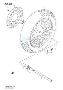 VL800C INTRUDER EU drawing FRONT WHEEL