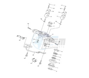 XJ6-FA DIVERSION ABS 600 drawing STEERING