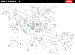 MARATHON-125-PRO-BLUE drawing CHASSIS