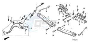 TRX420FPAA Australia - (U / PS) drawing PEDAL/STEP