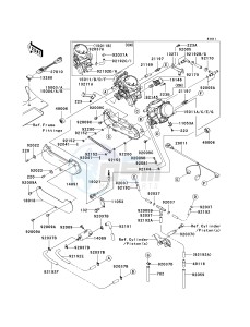 KVF 650 F [BRUTE FORCE 650 4X4I] (F6F-F9F ) F8F drawing CARBURETOR