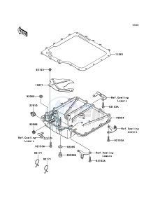 ZZR1400 ZX1400A6F FR GB XX (EU ME A(FRICA) drawing Oil Pan