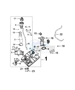 DJANGO 50 4TYA O drawing TANK AND PUMP