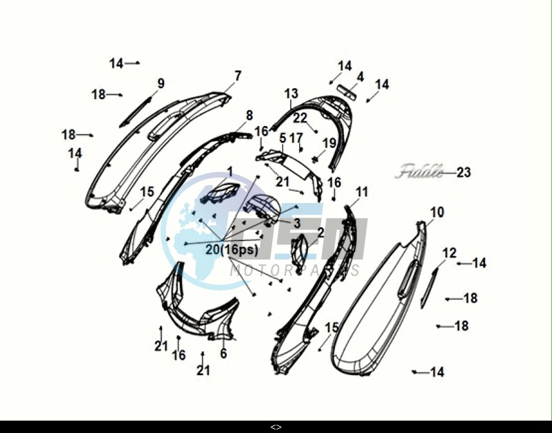 BODY COVER - TAIL LIGHT