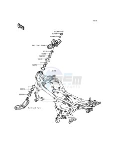 VERSYS_650 KLE650EFF XX (EU ME A(FRICA) drawing Frame