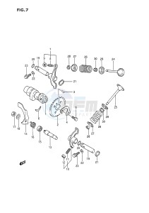 LT-F250 (E28) drawing CAM SHAFT - VALVE