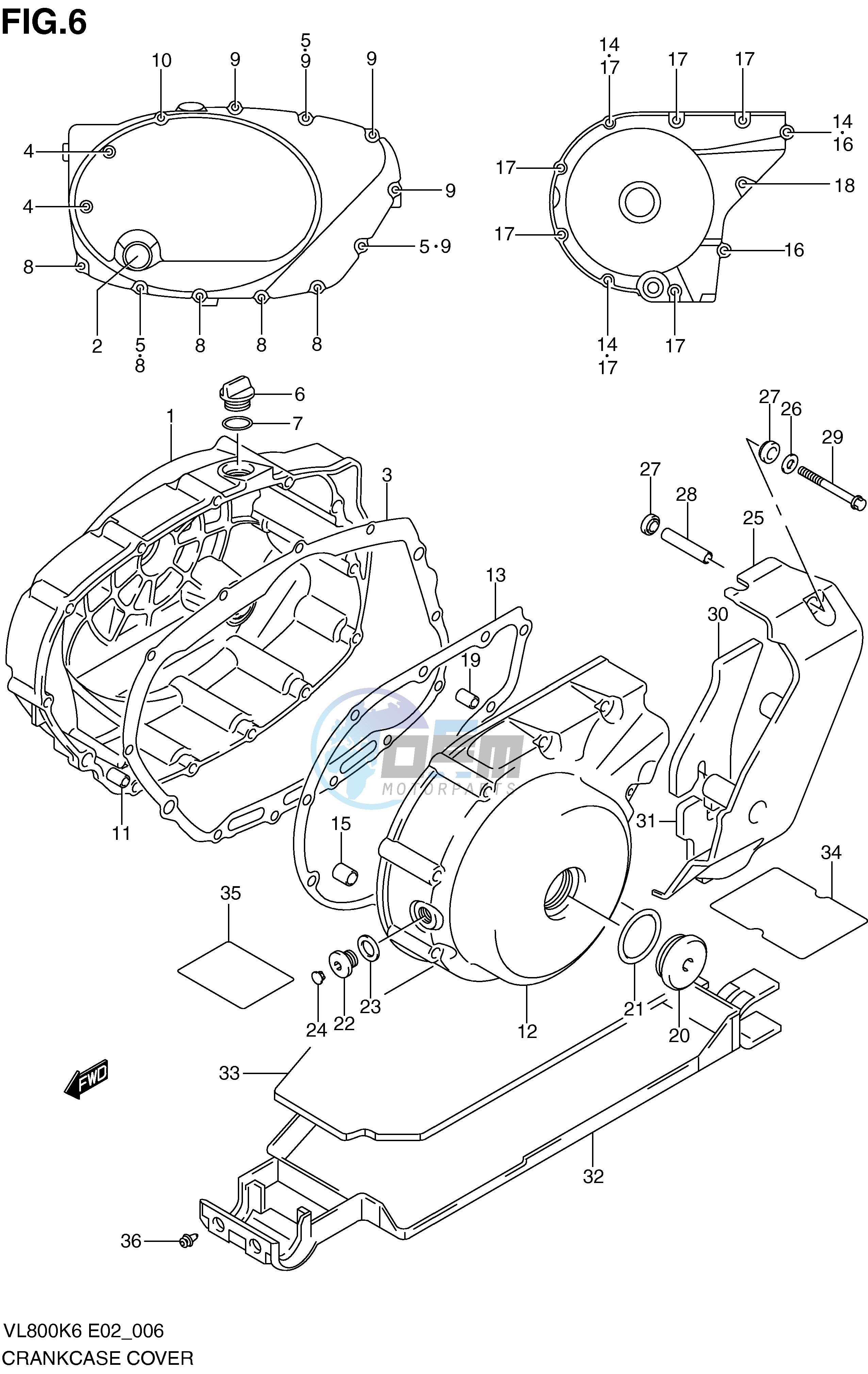 CRANKCASE COVER