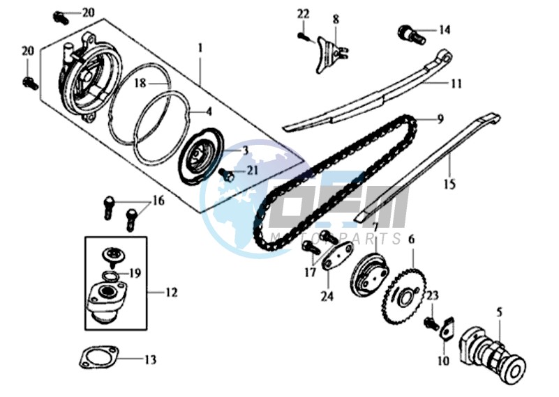 CYLINDER HEAD COVER / CAMSHAFT CHAIN