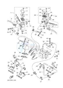 XP500A T-MAX 530 (59C9) drawing FRONT MASTER CYLINDER