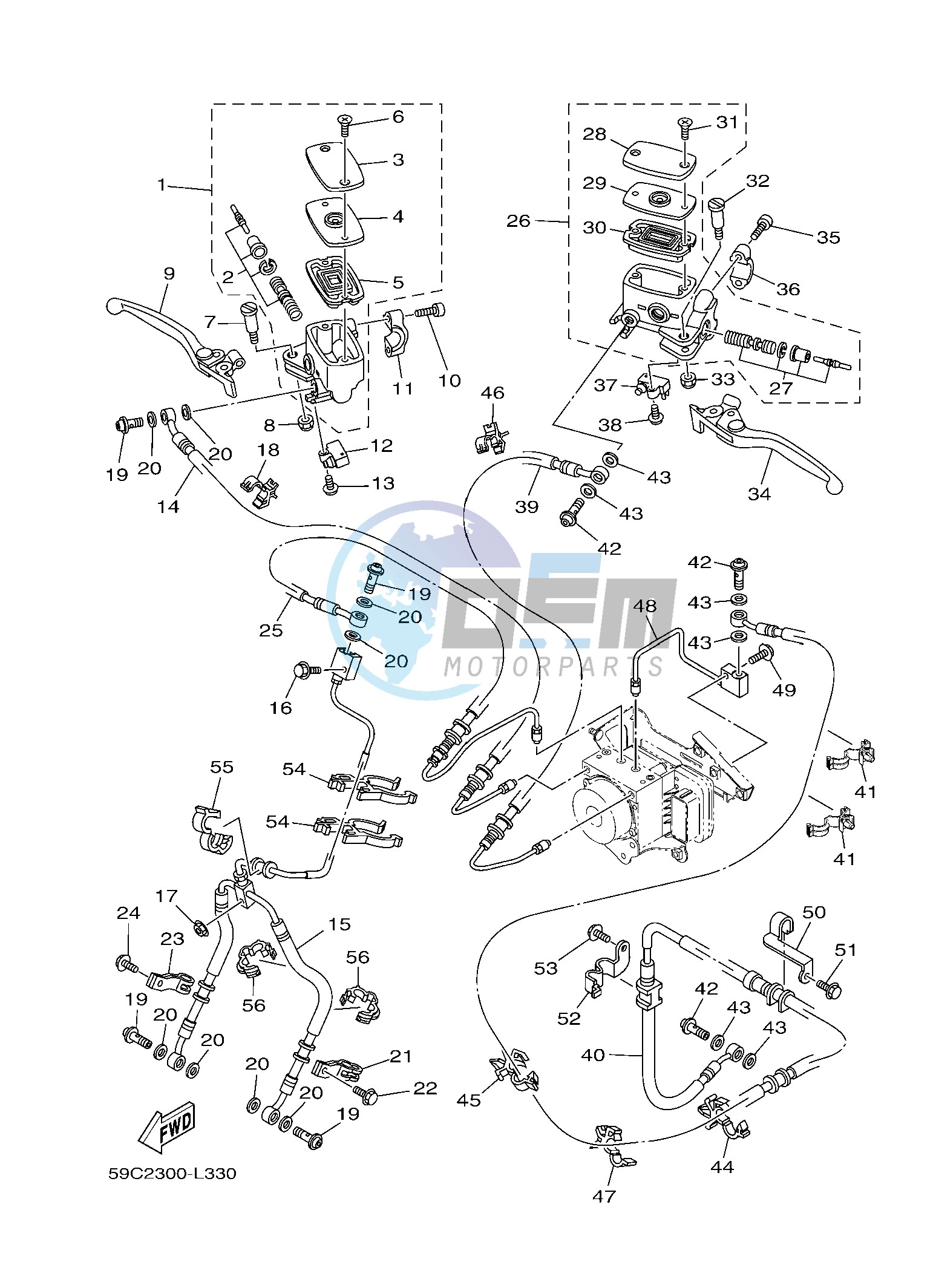 FRONT MASTER CYLINDER