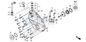 CBR600RR drawing RIGHT CRANKCASE COVER