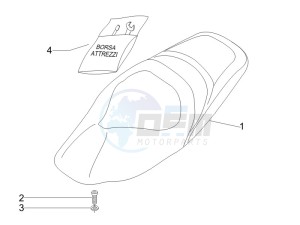 Nexus 125 e3 drawing Saddle seats - Tool roll