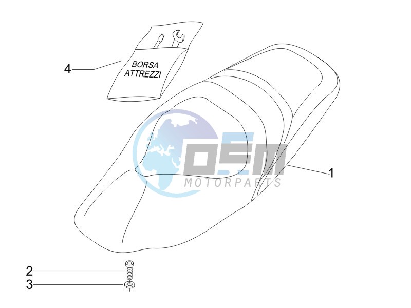 Saddle seats - Tool roll