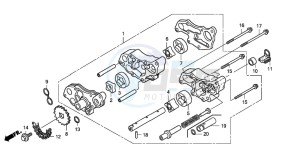 TRX500FA FOURTRAX FOREMAN drawing OIL PUMP