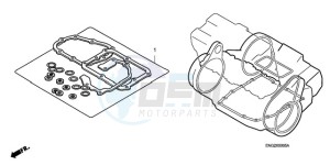 CB600FA Europe Direct - (ED) drawing GASKET KIT B