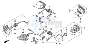 VFR750F drawing WINKER (2)