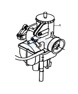 XS125-K drawing CARBURATOR