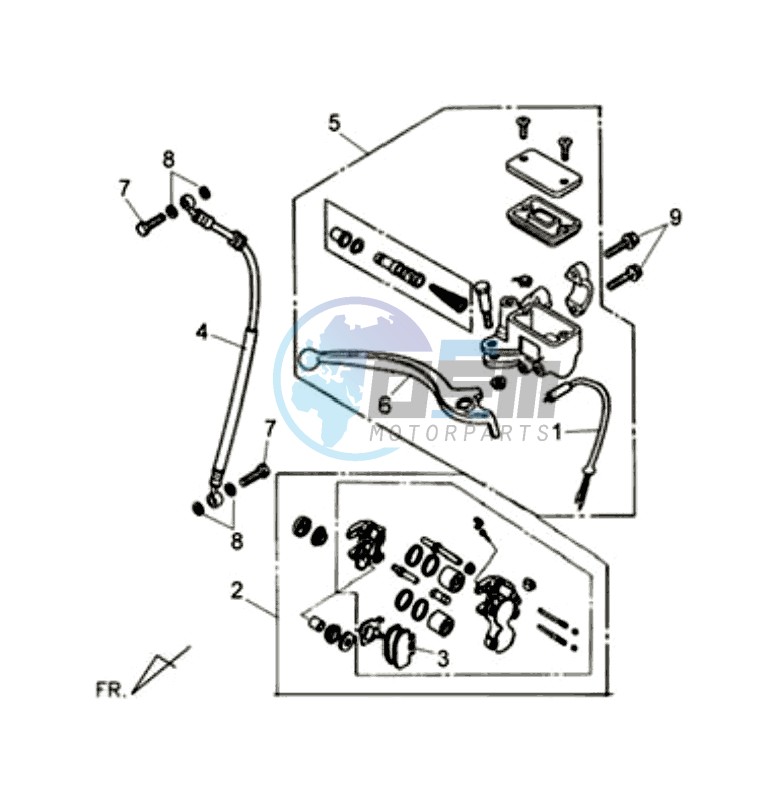 BRAKE LEVER / BRAKE CALIPER / BRAKE LINES