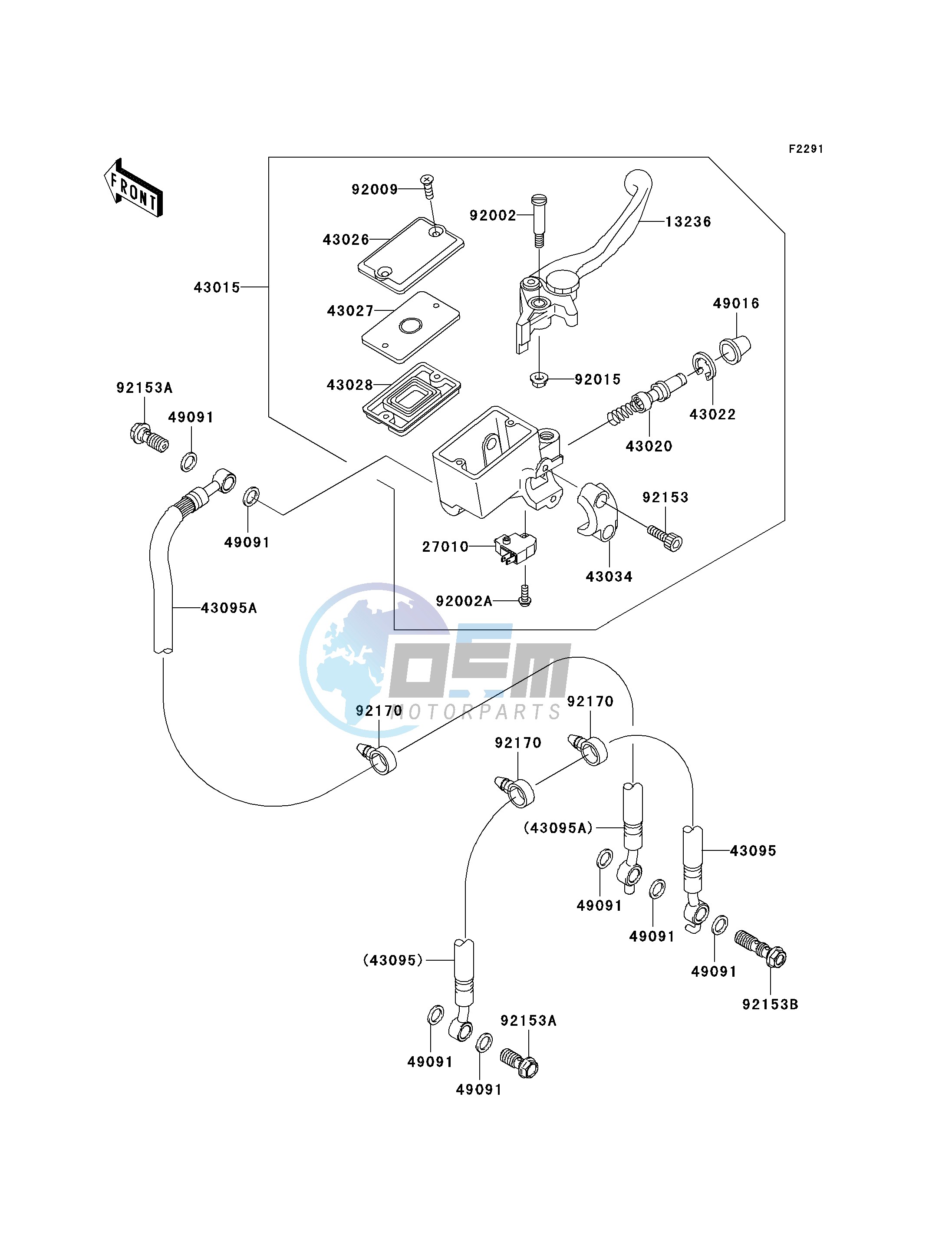 FRONT MASTER CYLINDER