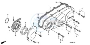 FES1509 Europe Direct - (ED / 2ED) drawing LEFT CRANKCASE COVER