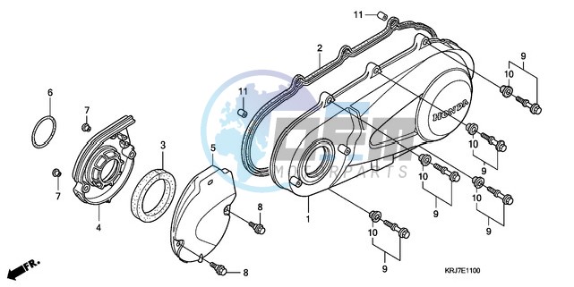 LEFT CRANKCASE COVER