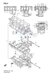 GSR750 ABS EU drawing CRANKCASE