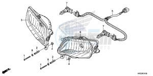 TRX420FM1E TRX420 Europe Direct - (ED) drawing HEADLIGHT