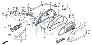 NES150 125 drawing AIR CLEANER