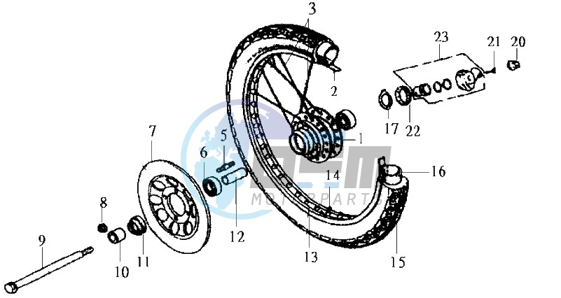 FRONT WHEEL