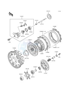 ZX 750 J [NINJA ZX-7] (J1-J2) [NINJA ZX-7] drawing CLUTCH