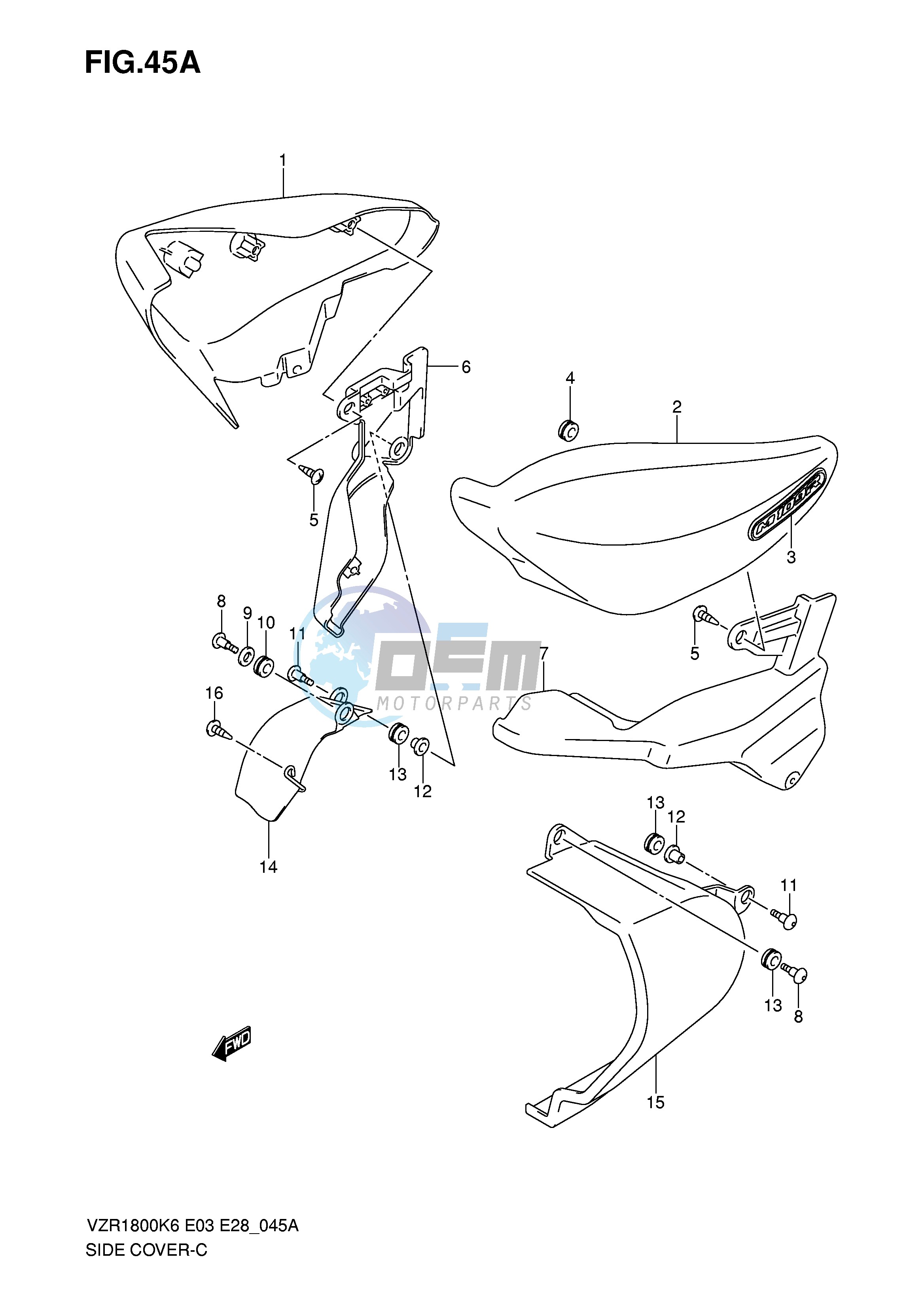 SIDE COVER (VZR1800ZK7 ZK8 ZK9 ZL0)