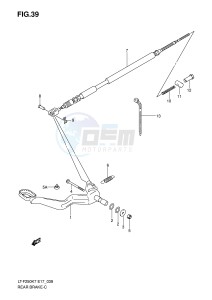 LT-F250 (E17) drawing REAR BRAKE