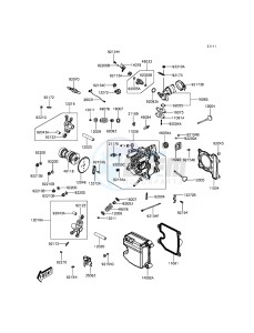 J125 SC125AGF XX (EU ME A(FRICA) drawing Cylinder Head