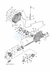 YXE850EN YXE85WPAM (BANF) drawing MIDDLE DRIVE GEAR