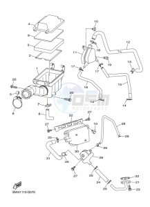 YFZ50 (BW4A) drawing INTAKE