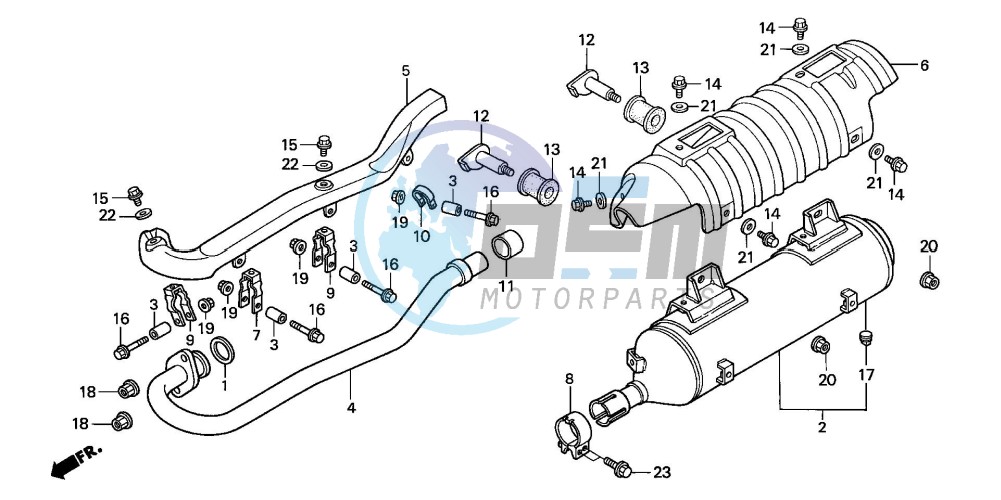 EXHAUST MUFFLER