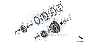 CB650FAH 2ED - (2ED) drawing CLUTCH