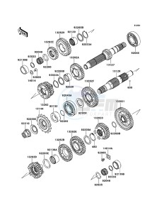 ER-6f ABS EX650D9F GB XX (EU ME A(FRICA) drawing Transmission