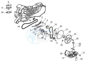 LX 50 4T drawing Oil pump-oil pan