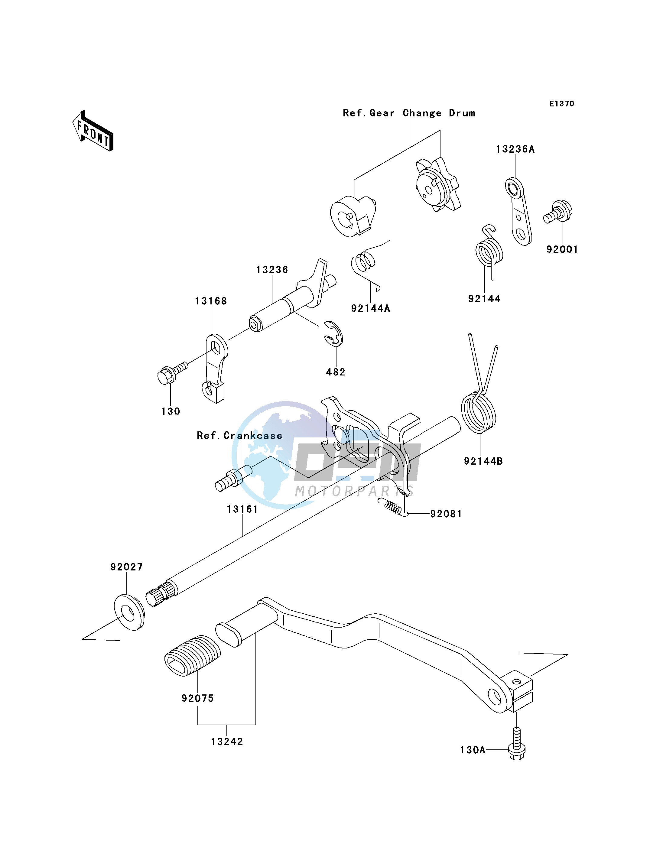 GEAR CHANGE MECHANISM