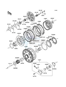 1400GTR ZG1400A9F FR GB XX (EU ME A(FRICA) drawing Clutch