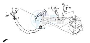 NV600C 400 drawing WATER PIPE