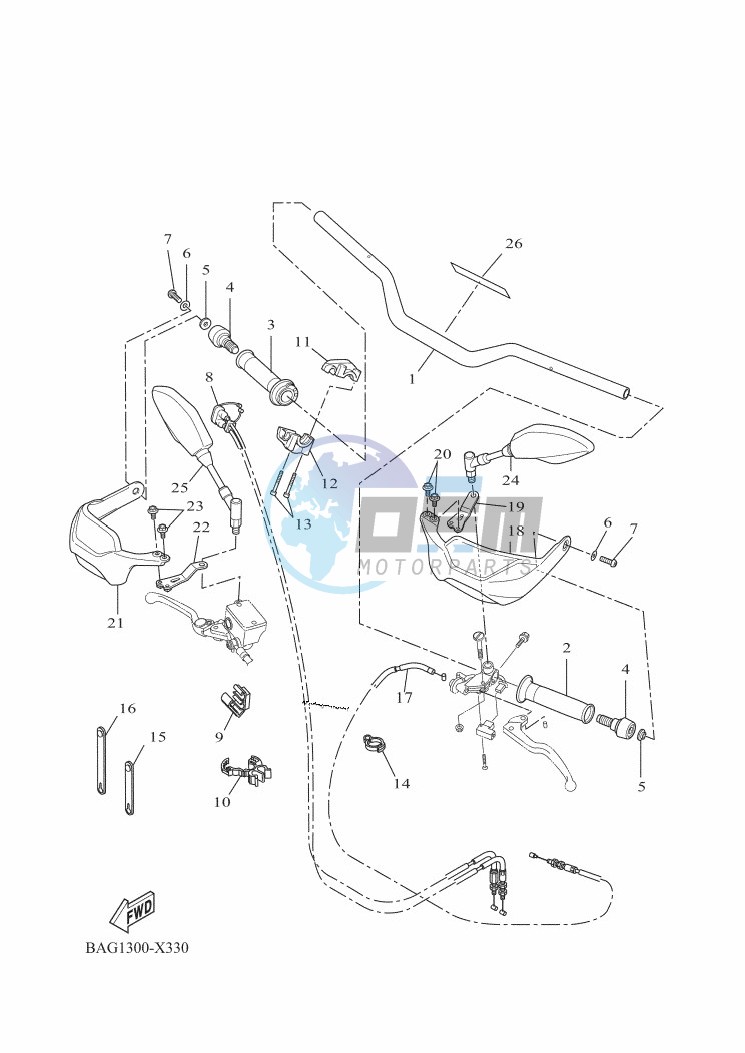 STEERING HANDLE & CABLE