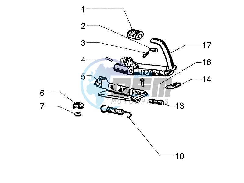 Control pedals - Levers