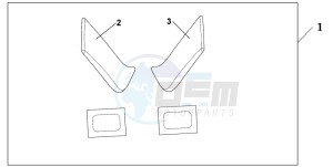 NT700VA drawing KNEE PAD SET